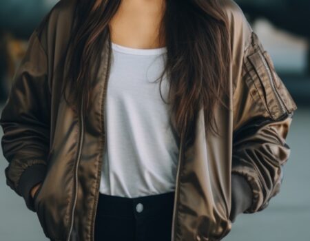 L’indémodable bombers en cuir, pièce star de la rentrée