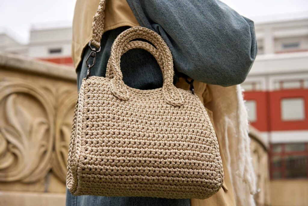 Sac en crochet Matière naturelle d'été en raphia