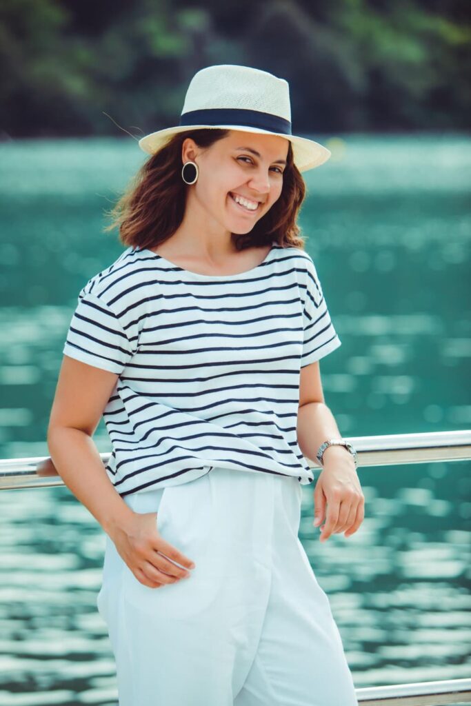 Marinière en coton bio, basique de mode durable